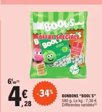 E.Leclerc BONBONS "BOOL'S" offre