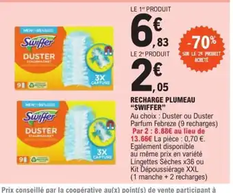 RECHARGE PLUMEAU "SWIFFER"