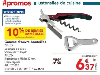 METRO Gamme d'ouvre-bouteilles PULLTEX offre