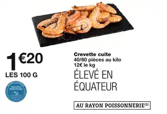 Monoprix Crevette cuite offre