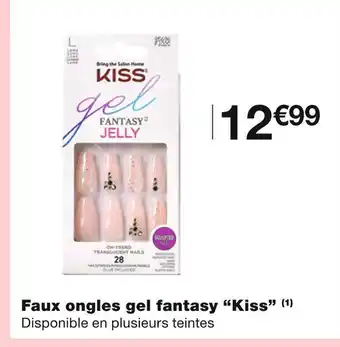 Monoprix Kiss faux ongles gel fantasy offre