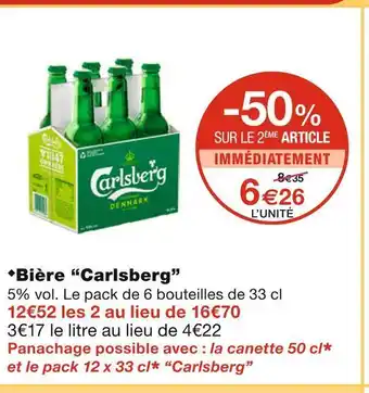Carlsberg bière