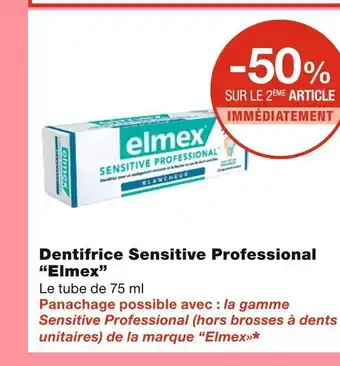 Elmex dentifrice sensitive professional