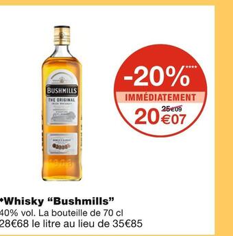 Bushmills whisky