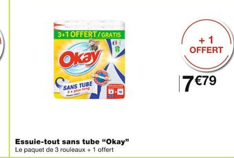 Monoprix Okay essuie-tout sans tube offre