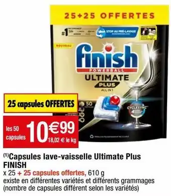 Migros Nettoyage lave-vaisselle finish offre