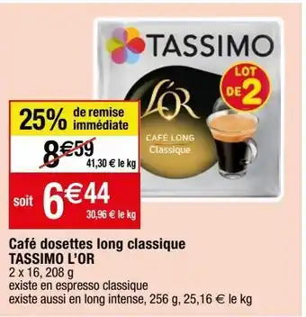 Migros Capsules de café tassimo offre