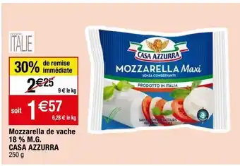 Migros Mozzarella casa azzurra offre
