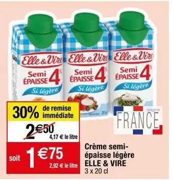 Migros Crème fraîche elle & vire offre