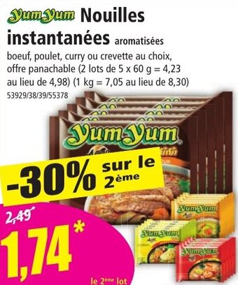 Norma Nouilles instantanées offre