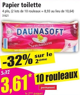 Norma Papier toilette offre
