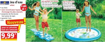 Norma Jeu d'eau offre