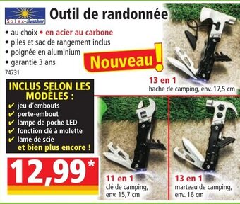 Norma Outil de randonnée offre