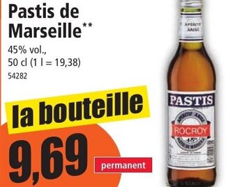 Norma Pastis de Marseille** offre