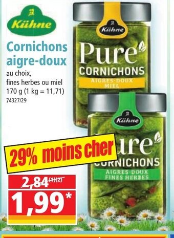 Norma Cornichons aigre-doux offre