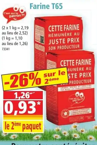 Norma Farine T65 offre