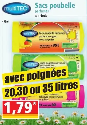Norma Sacs poubelle offre