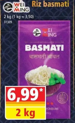 Norma Riz basmati offre