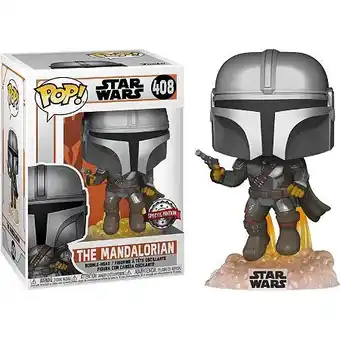 E.Leclerc Figurine pop [exclusive] star wars : the mandalorian [408] offre