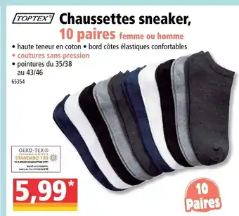 Norma Chaussettes sneaker offre