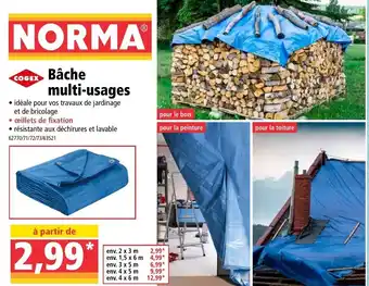Norma Bâche multi-usages offre