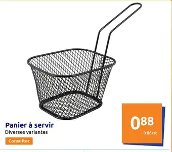 Action Panier à servir offre