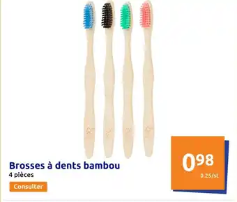 Action Brosses à dents bambou offre