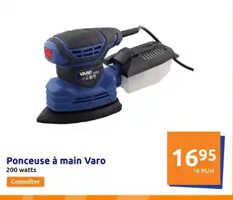 Action Ponceuse à main Varo offre