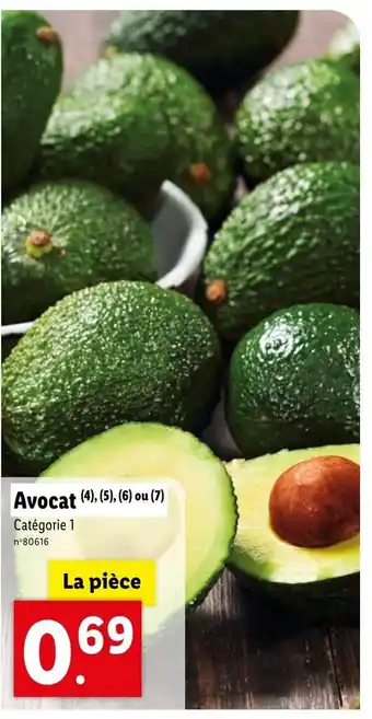 Lidl Avocat offre