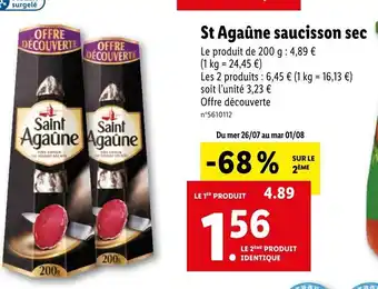 Lidl Saint Agaune Agaune offre