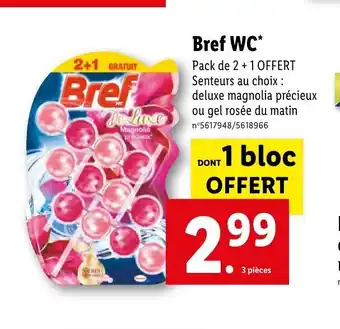 Lidl Bref WC* offre
