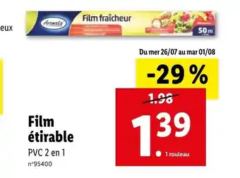 Lidl Film étirable offre