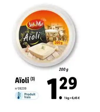 Lidl Aïoli (3) offre