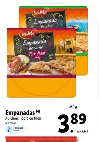 Lidl Empanadas (4) offre