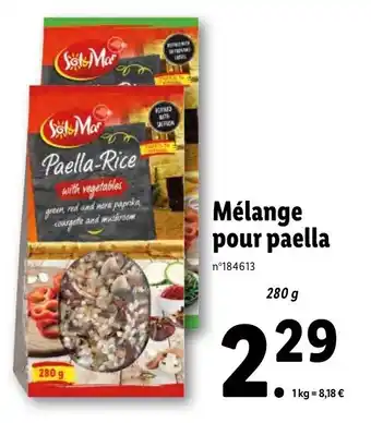 Lidl Mélange pour paella offre