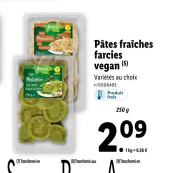 Pâtes fraîches farcies