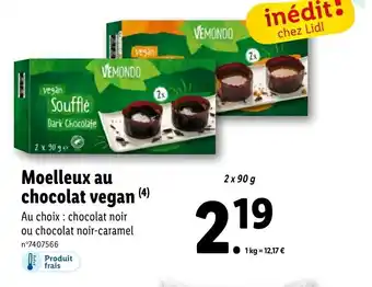 Lidl Moelleux au chocolat vegan (4) offre