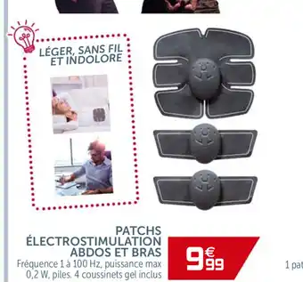 Gifi Patchs Electrostimulation Abdos et Bras offre