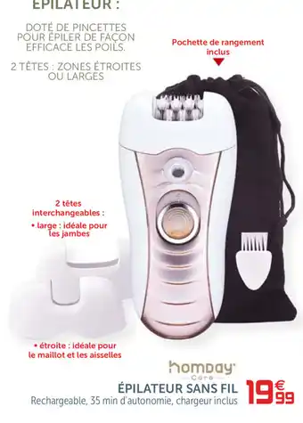 Gifi Épilateur sans fil offre
