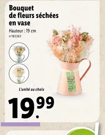Lidl Bouquet de fleurs séchées offre