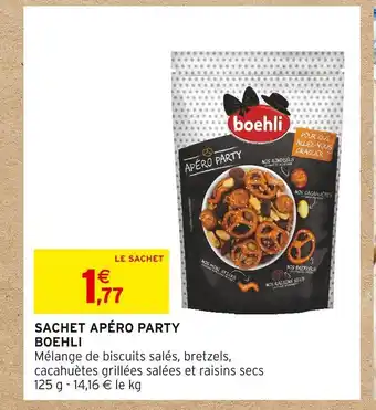 Intermarché Boehli sachet apéro party offre