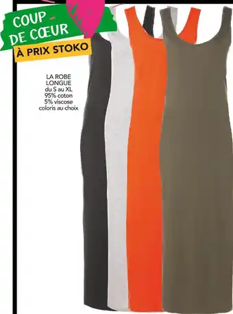 Stokomani Anna karel la robe longue offre