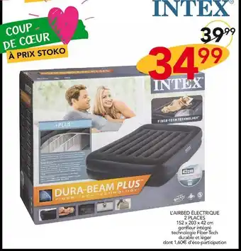 Intex l’airbed électrique 2 places