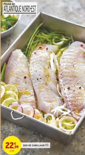 Intermarché Dos de cabillaud offre