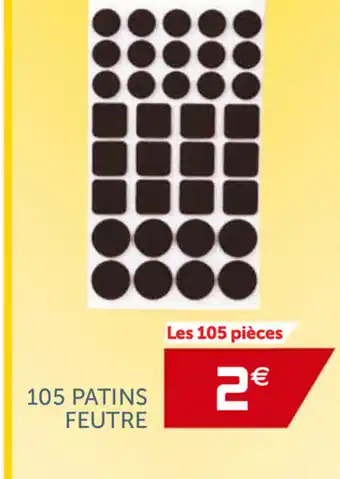 105 Patins feutre