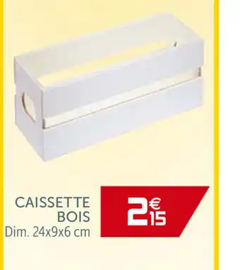 Gifi Caissette bois offre