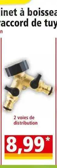 Norma Powertec garden robinet à boisseau ou raccord de tuyau offre