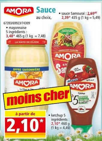 Norma Amora sauce offre