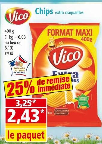Norma Vico chips extra craquantes offre