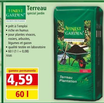 Norma Finest garden terreau spécial jardin offre